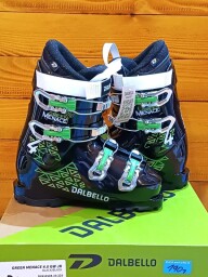 LYŽIARKY DALBELLO GREEN MENACE 4.0 GW JR BLACK 22MP ---MODEL 2024---